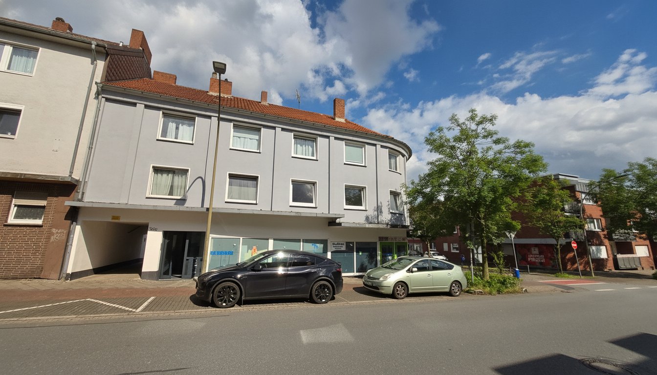 Neun-familienhaus mit Gewerbe in Hamm Bockum-Hövel